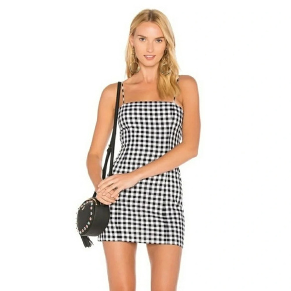 MAJORELLE Pearson gingham mini dress - Picture 1 of 6
